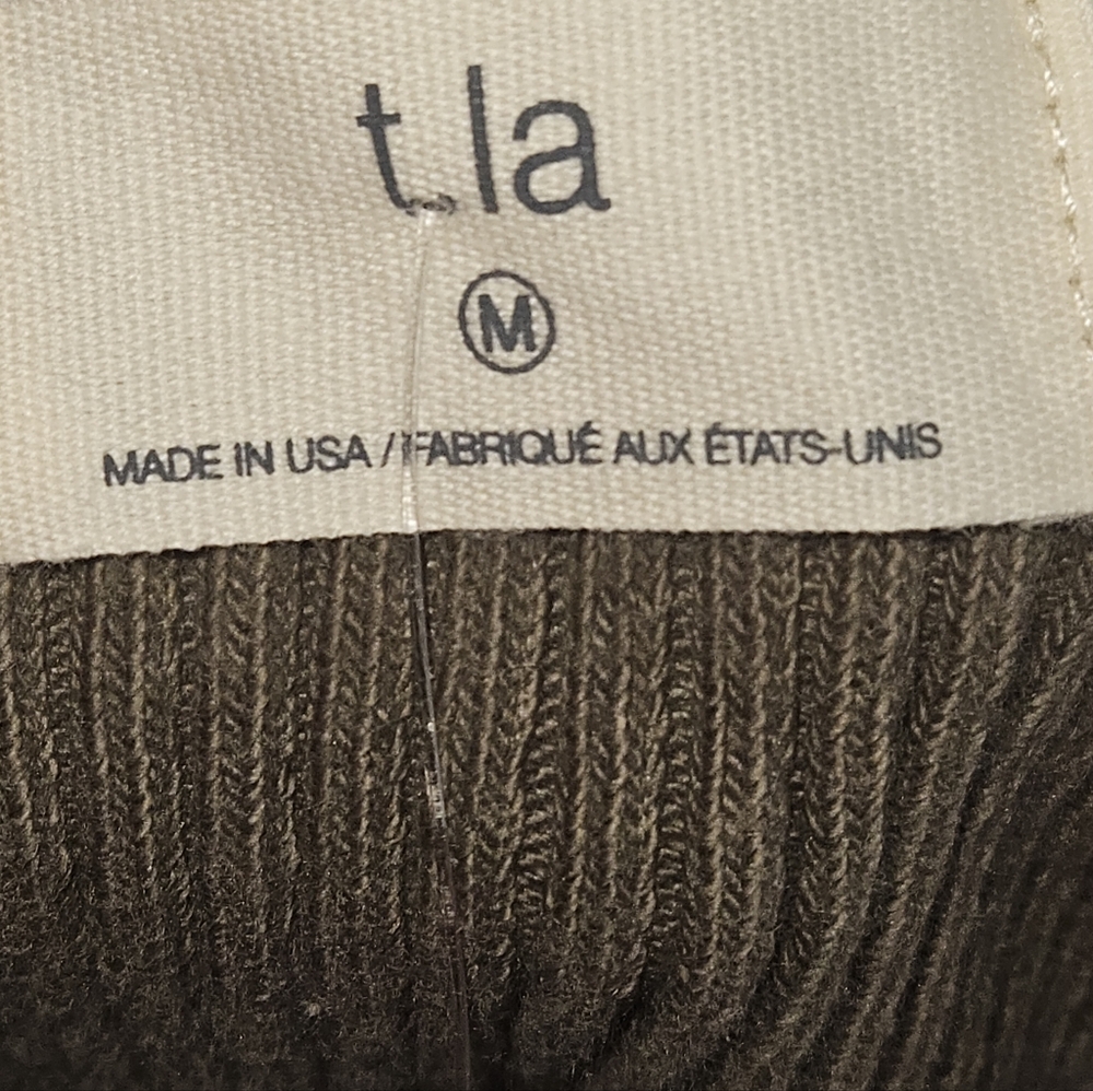 TLA by Anthropologie Ribbed Halter Tank Top, Size M, NWT - Picture 5 of 9